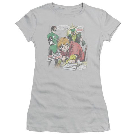 Juniors Sheer Cap Sleeve