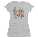 Juniors Sheer Cap Sleeve