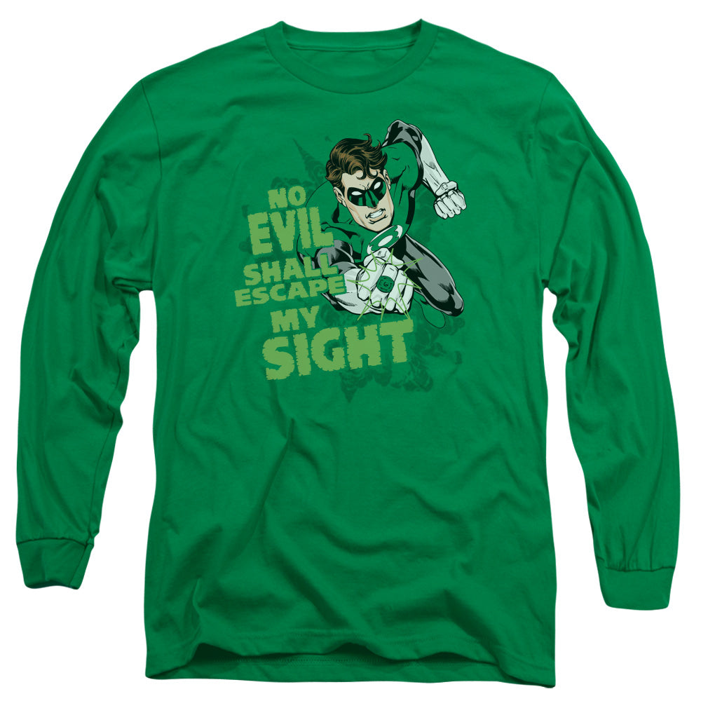 Green Lantern/no Evil - L/s Adult 18/1 - Kelly Green