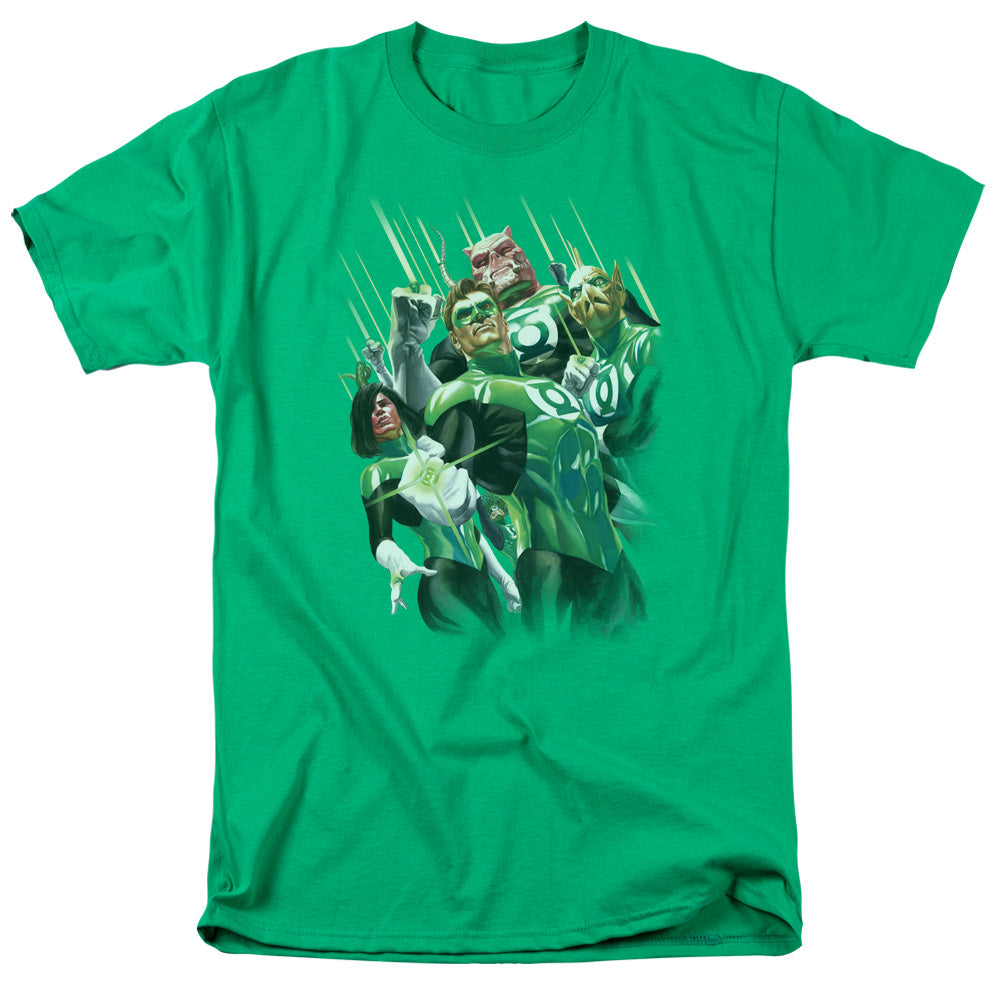 Gl/power Of The Rings - S/s Adult 18/1 - Kelly Green