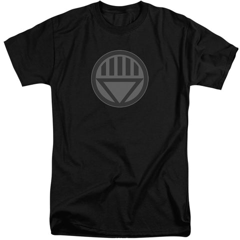 Green Lantern/black Symbol-s/s Adult Tall-black