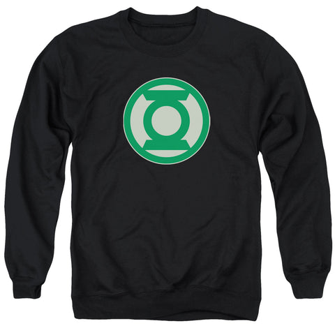 Green Lantern/green Symbol - Adult Crewneck Sweatshirt - Black