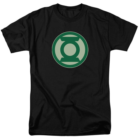 Green Lantern/green Symbol - S/s Adult 18/1 - Black