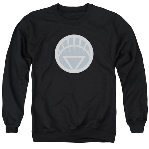 Green Lantern/white Symbol - Adult Crewneck Sweatshirt - Black