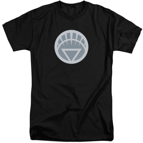 Green Lantern/white Symbol-s/s Adult Tall-black