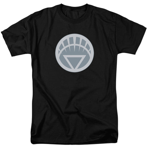 Green Lantern/white Symbol - S/s Adult 18/1 - Black