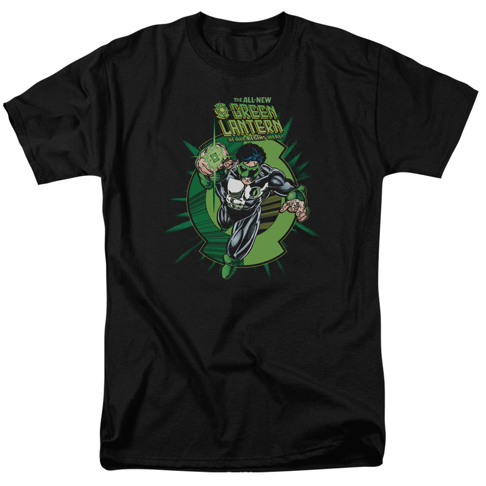 Green Lantern/rayner Cover - S/s Adult 18/1 - Black