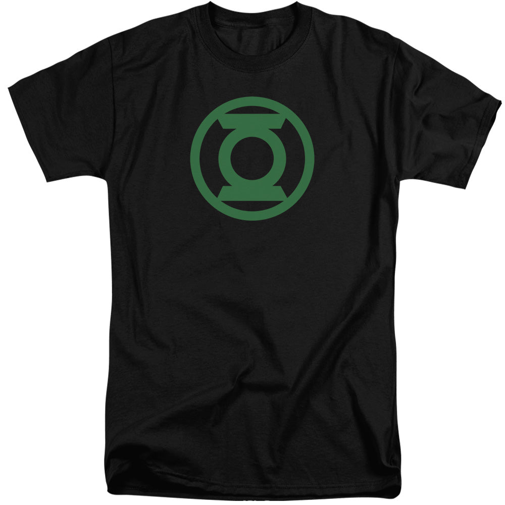 Green Lantern/green Emblem-s/s Adult Tall-black