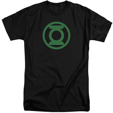 Green Lantern/green Emblem-s/s Adult Tall-black