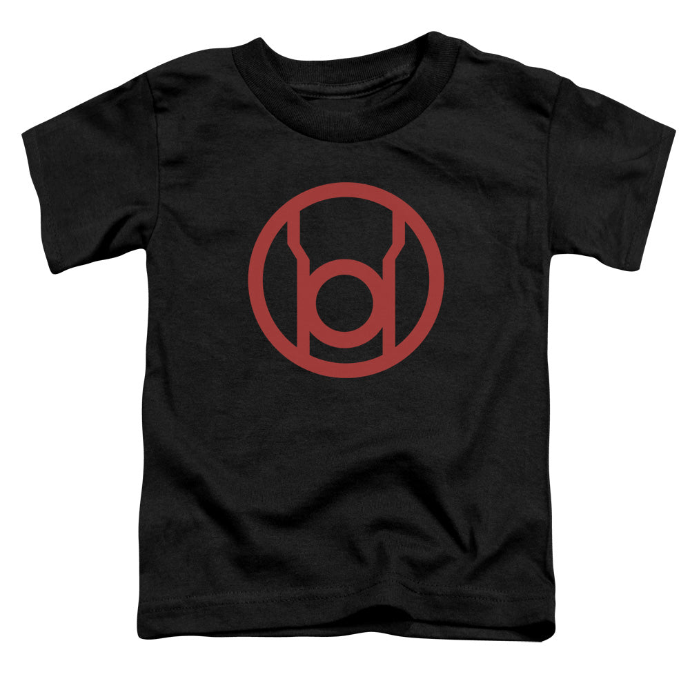 Green Lantern/red Emblem - S/s Toddler Tee - Black
