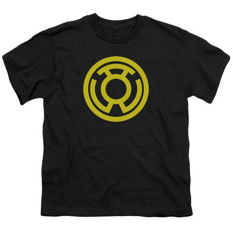 Green Lantern/yellow Emblem - S/s Youth 18/1 - Black