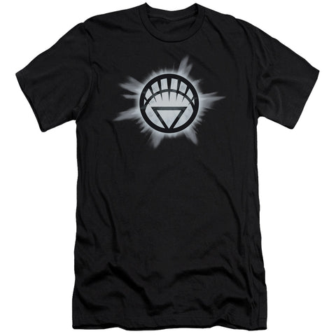 Green Lantern/white Glow - S/s Adult 30/1 - Black