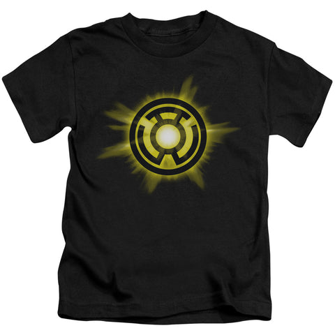 Green Lantern/yellow Glow - S/s Juvenile 18/1 - Black
