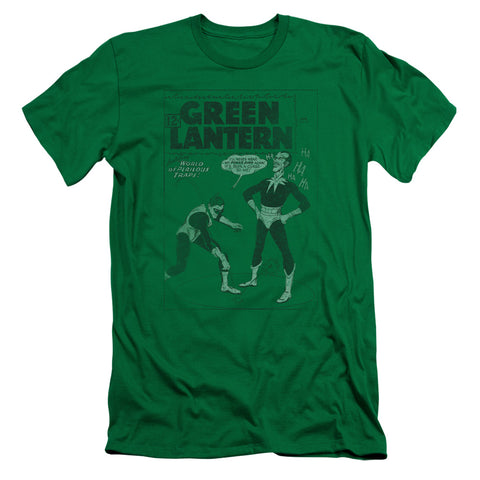 Green Lantern/perilous Traps - S/s Adult 30/1 - Kelly Green
