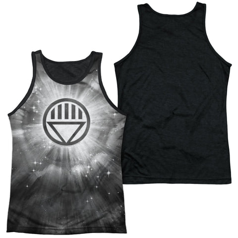 Adult 100% Poly Tank Top Black Back