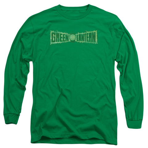 Green Lantern/flame Logo-l/s Adult 18/1-kelly Green
