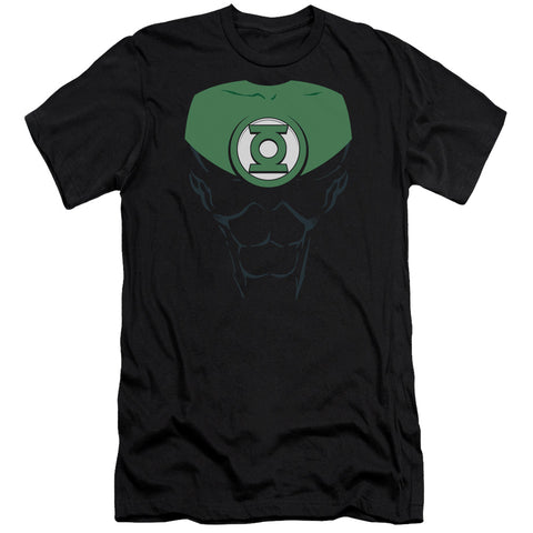 Green Lantern/jon Stewart-premuim Canvas Adult Slim Fit 30/1-black