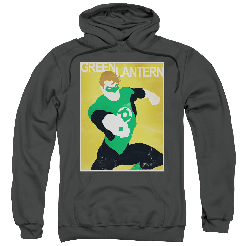 Dc/simple Gl Poster-adult Pull-over Hoodie-charcoal