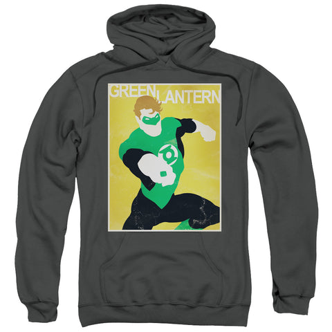Dc/simple Gl Poster-adult Pull-over Hoodie-charcoal