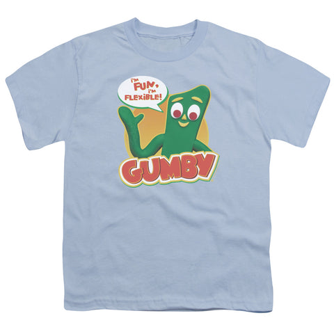 Gumby/fun & Flexible-s/s Youth 18/1-light Blue