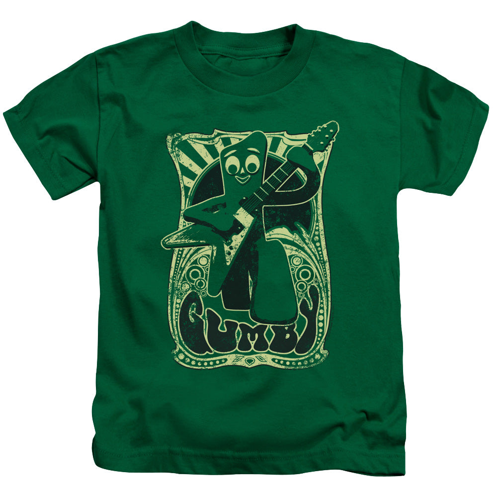 Gumby/vintage Rock Poster - S/s Juvenile 18/1 - Kelly Green