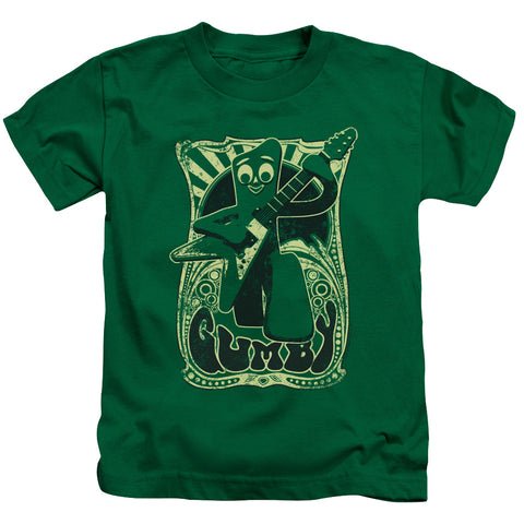 Gumby/vintage Rock Poster - S/s Juvenile 18/1 - Kelly Green