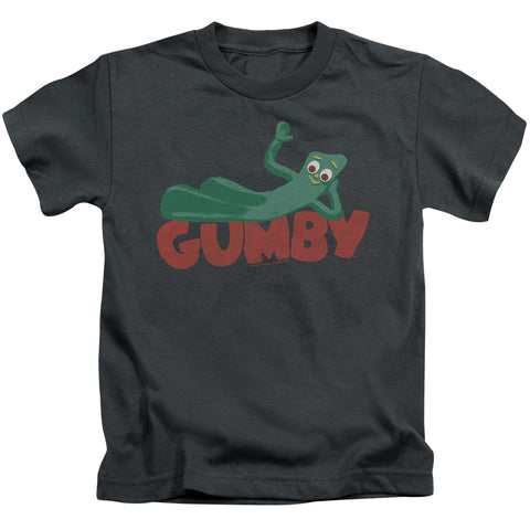 Gumby/on Logo - S/s Juvenile 18/1 - Charcoal