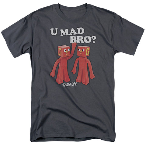 Gumby/u Mad Bro - S/s Adult 18/1 - Charcoal