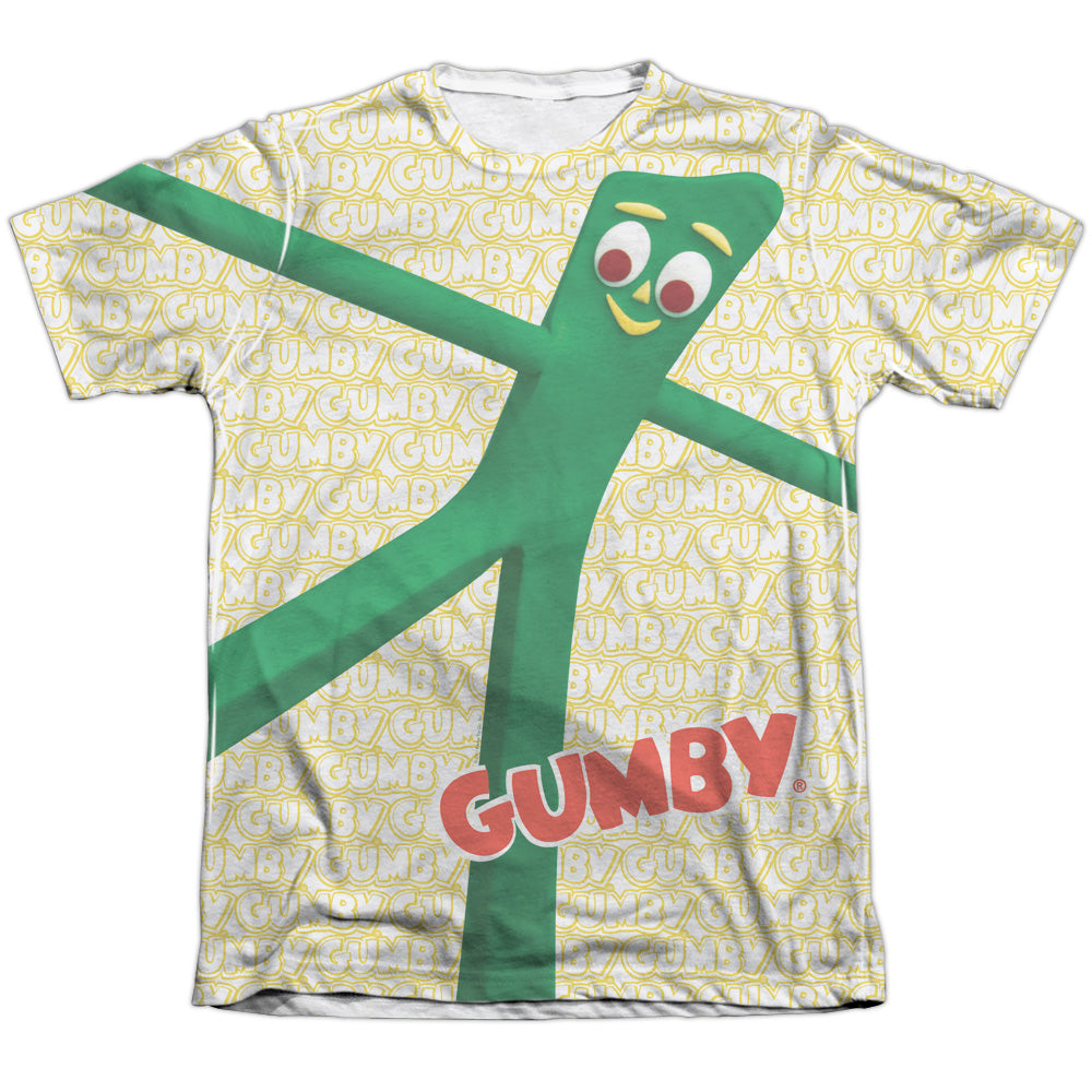 Gumby/stretched-adult Poly/cotton S/s Tee-white