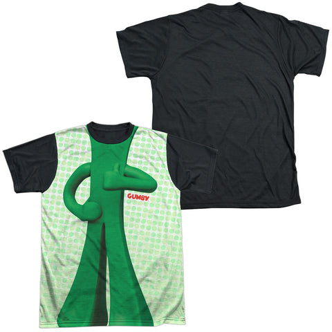 Adult Regular Fit Short Sleeve 100% Poly Black Back