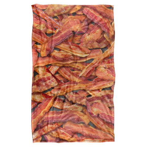 Bacon Collage-silky Touch Blanket-white