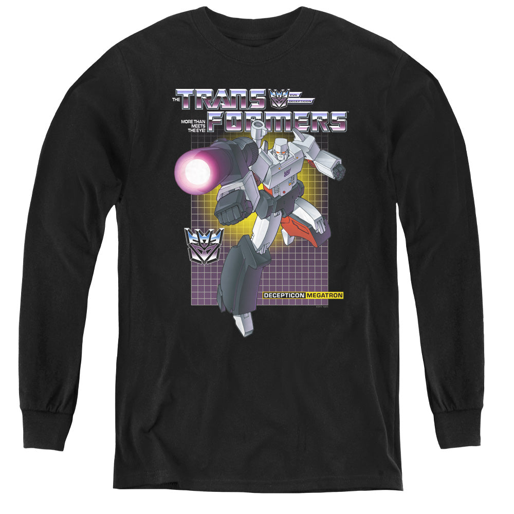 Transformers/megatron-youth Long Sleeve-black