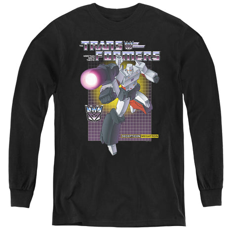 Transformers/megatron-youth Long Sleeve-black