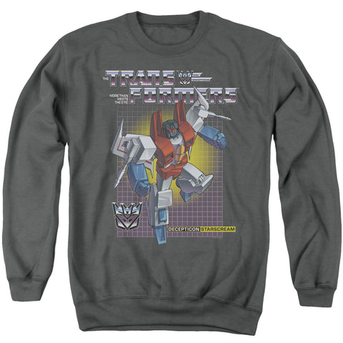 Transformers/starscream-adult Crewneck Sweatshirt-charcoal