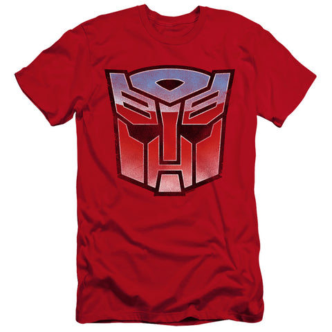 Transformers/vintage Autobot Logo-hbo S/s Adult 30/1-red