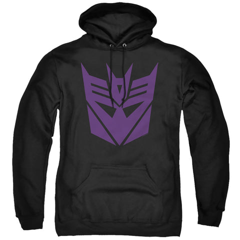 Transformers/decepticon-adult Pull-over Hoodie-black