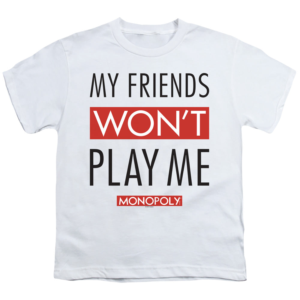 Monopoly/my Friends-s/s Youth 18/1-white
