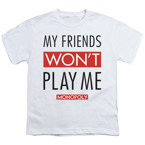 Monopoly/my Friends-s/s Youth 18/1-white