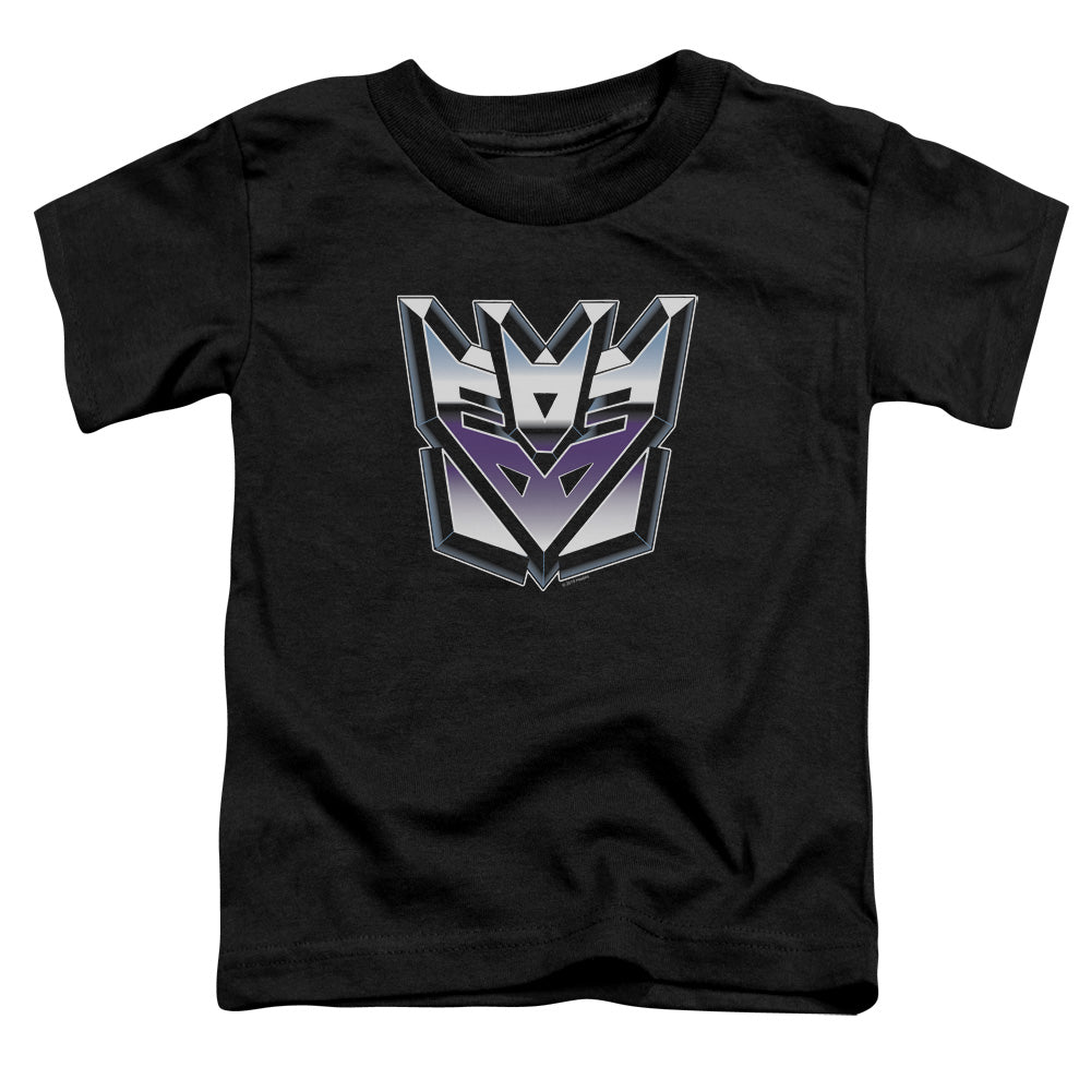 Transformers/decepticon Airbrush Logo-s/s Toddler Tee-black