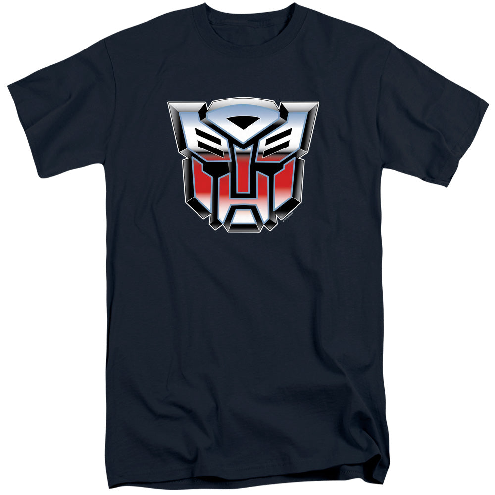 Transformers/autobot Airbrush Logo-s/s Adult Tall 18/1-navy
