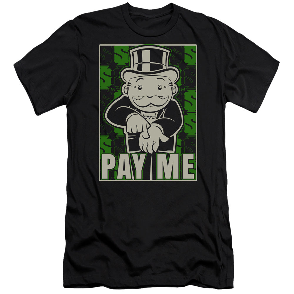 Monopoly/pay Me-hbo S/s Adult 30/1-black