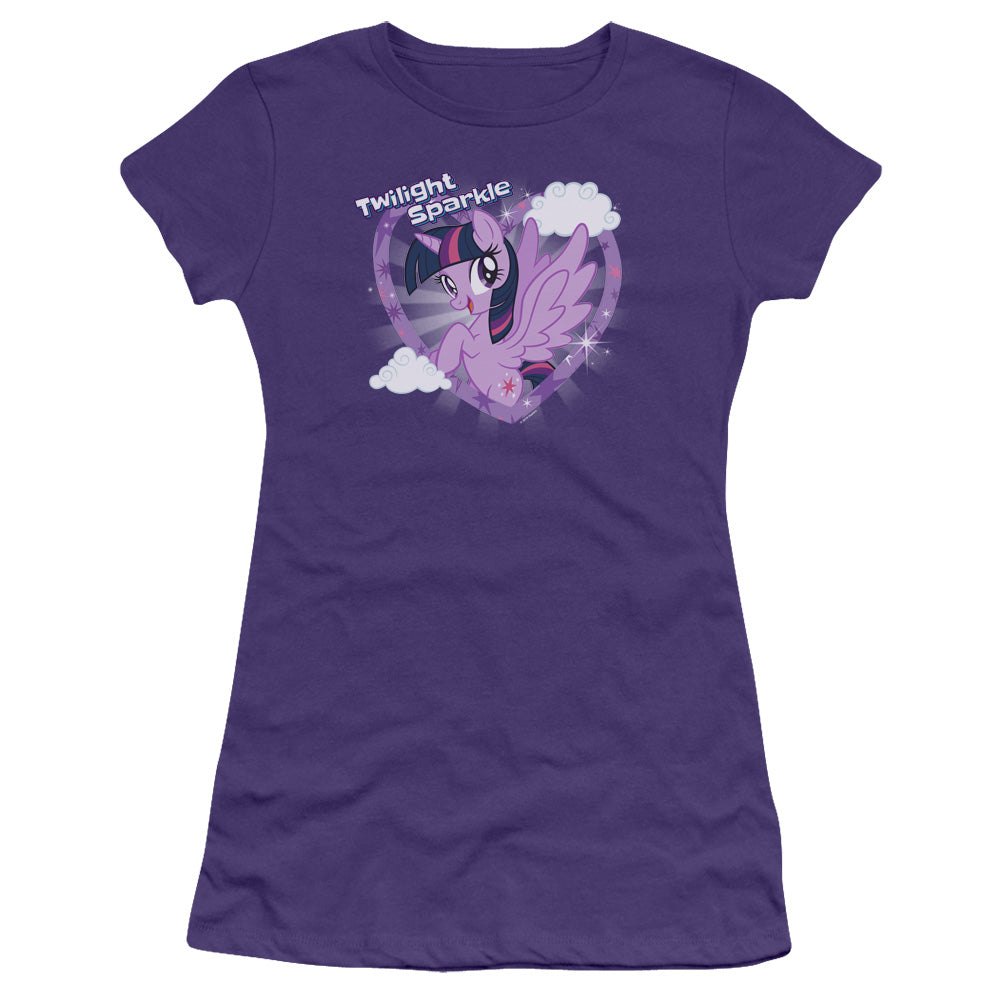 My Little Pony Tv/twilight Sparkle-s/s Junior Sheer-purple
