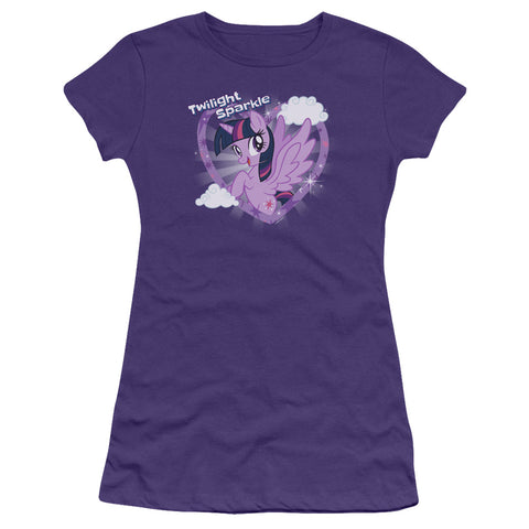 My Little Pony Tv/twilight Sparkle-s/s Junior Sheer-purple