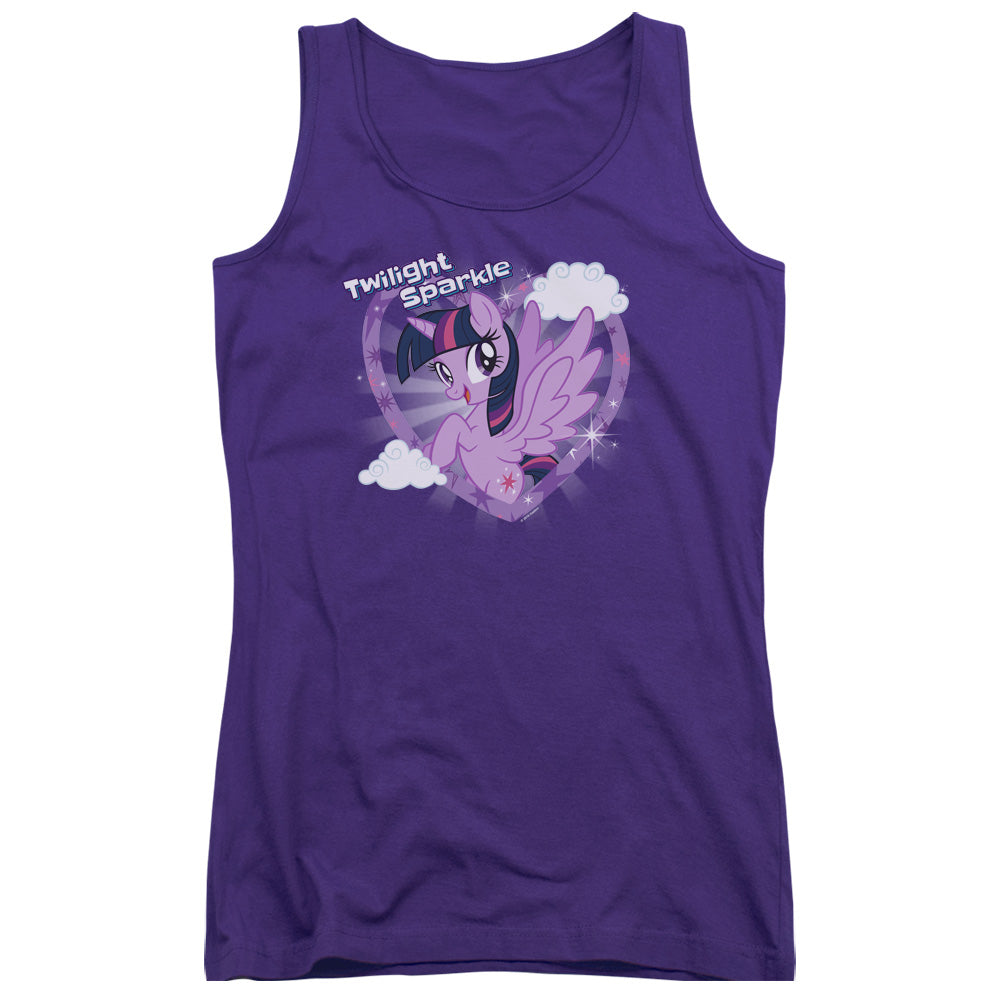 My Little Pony Tv/twilight Sparkle-juniors Tank Top  -purple
