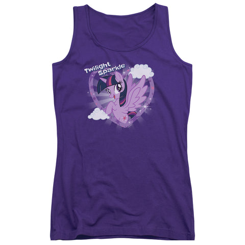 My Little Pony Tv/twilight Sparkle-juniors Tank Top  -purple