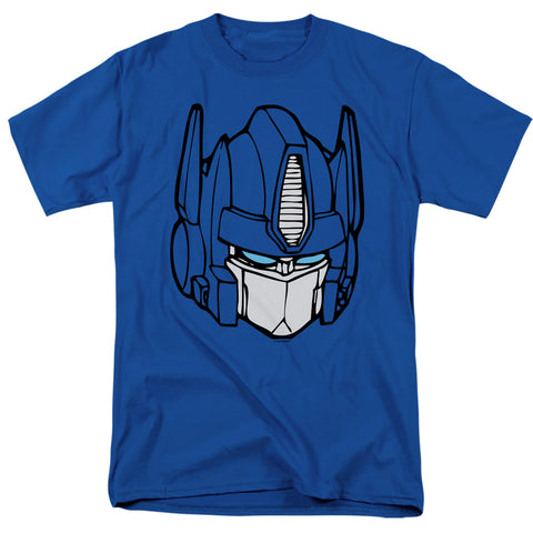 Transformers/optimus Head-s/s Adult 18/1-royal Blue