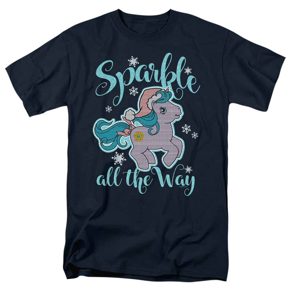 My Little Pony Retro/sparkle All The Way 2-s/s Adult 18/1-navy