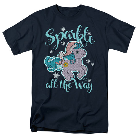 My Little Pony Retro/sparkle All The Way 2-s/s Adult 18/1-navy