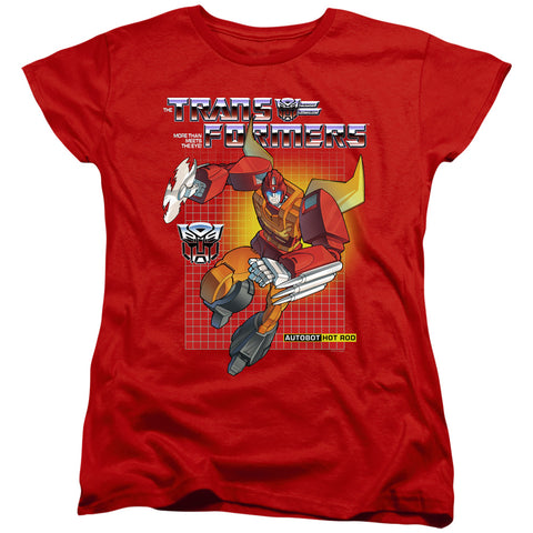 Transformers/hot Rod-s/s Women's Tee-red