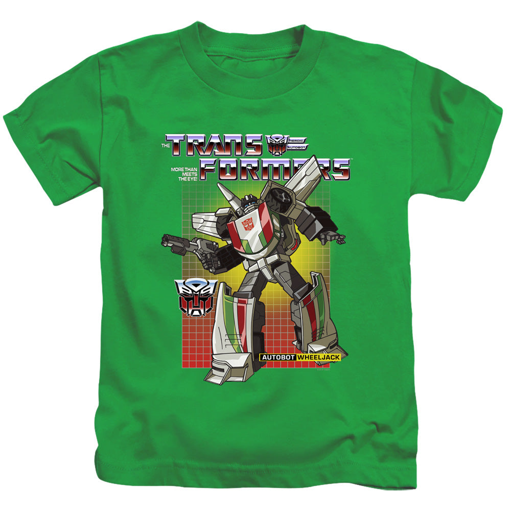 Transformers/wheeljack-s/s Juvenile 18/1-kelly Green